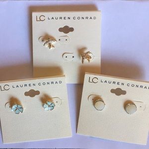 3 set of earrings bundle